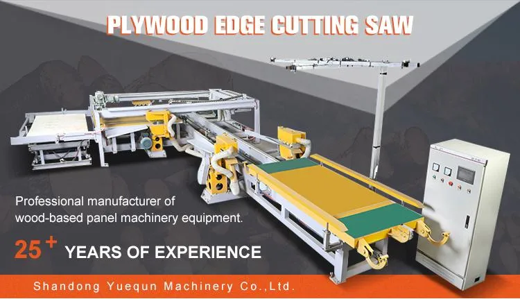 High Quality 4X8feet Plywood Veneer Edge Saw Cutting Machinery/Plywood Edge Trimming Saw