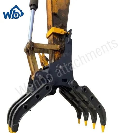 Agarrador de pasto, Agarrador de madera, Agarrador de pasto cargado con horquilla pequeña para agricultura