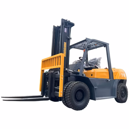 Carretilla elevadora diésel con motor chino Xichai 6110 de 7 toneladas