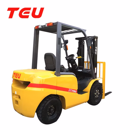 Carretilla elevadora diésel hidráulica automática 3t Teu de China